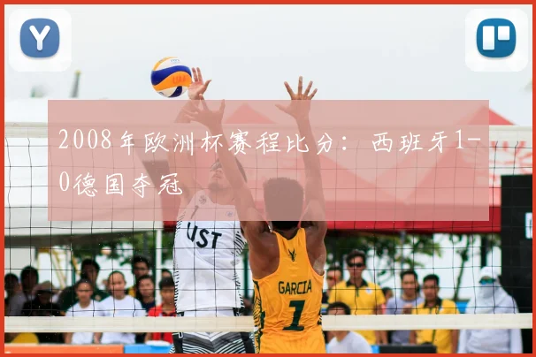 2008年欧洲杯赛程比分：西班牙1-0德国夺冠